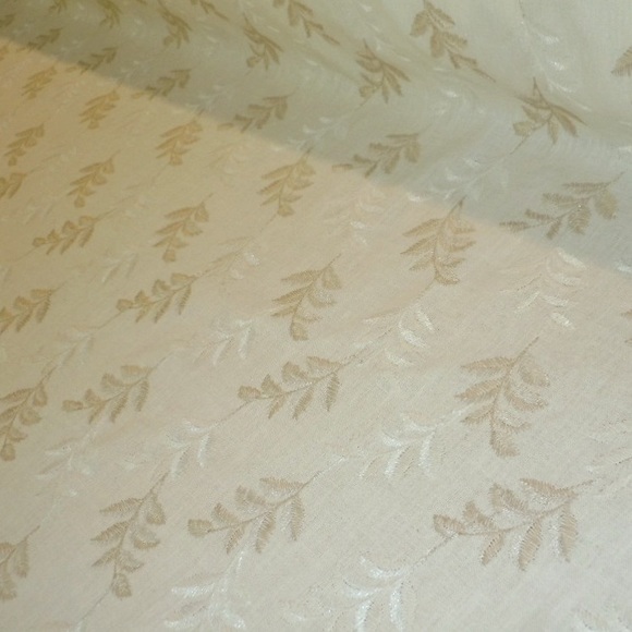 Floral Vine Embroidery Bohemian Sheer - Picture 2 of 7